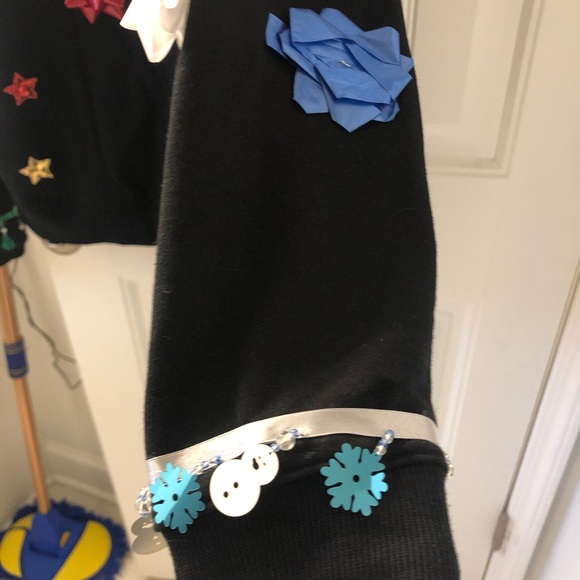 Ugliest Christmas Sweater - Hand crafted. Worn once and won the contest - Picture 7 of 7